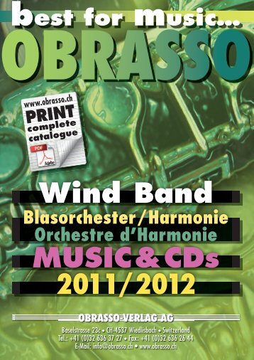 Wind Band MUSIC&CDs 2011/2012 - Pronote