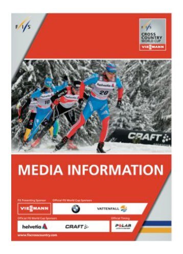 FIS Media booklet - World Cup Gällivare