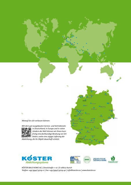 Feuchtraumabdichtungen - Köster Bauchemie AG