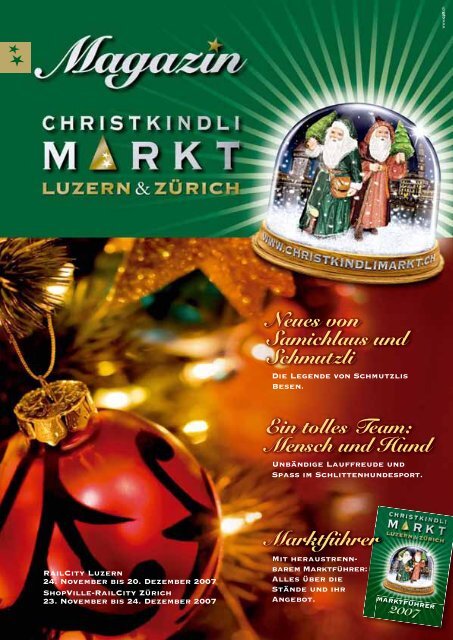 Neues von Samichlaus und Schmutzli Ein tolles ... - Christkindlimarkt