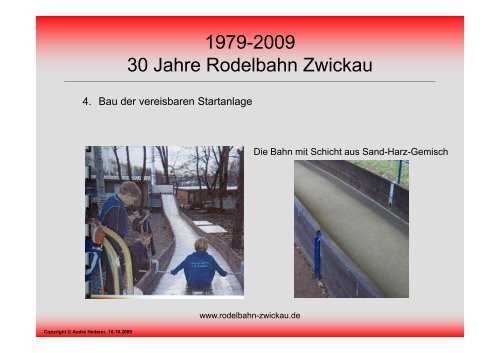 30 Jahre Rodelbahn - Rodelbahn Zwickau