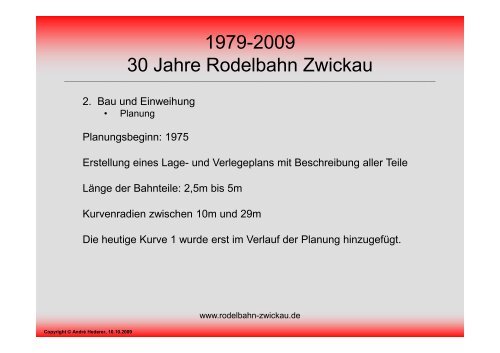 30 Jahre Rodelbahn - Rodelbahn Zwickau