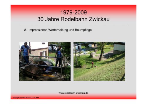 30 Jahre Rodelbahn - Rodelbahn Zwickau