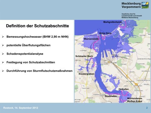 Sturmflutschutz in Rostock - RADOST