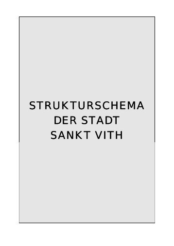 STRUKTURSCHEMA DER STADT SANKT VITH - St.Vith.be