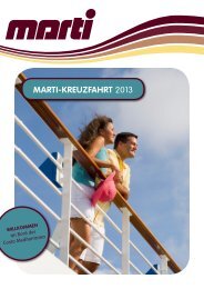 Programm Marti Kreuzfahrt 2013 (PDF) - Marti Reisen
