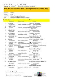 Startliste (PDF) - Pferdesporttage Erlen