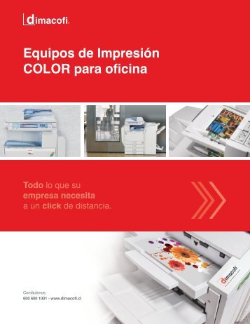 Equipos de ImpresiÃ³n COLOR para ofi cina