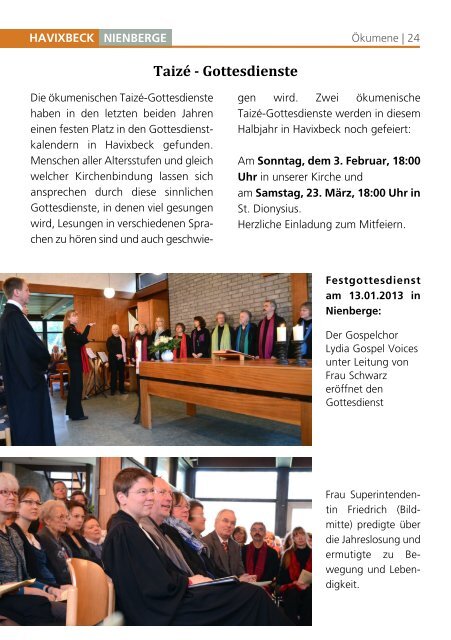 Ausgabe Februar - April 2013 - Evangelische Kirchengemeinde ...