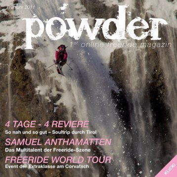 4 Tage - 4 RevieRe Samuel anThamaTTen FReeRide woRld TouR