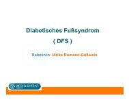 Diabetisches Fuß syndrom ( DFS )