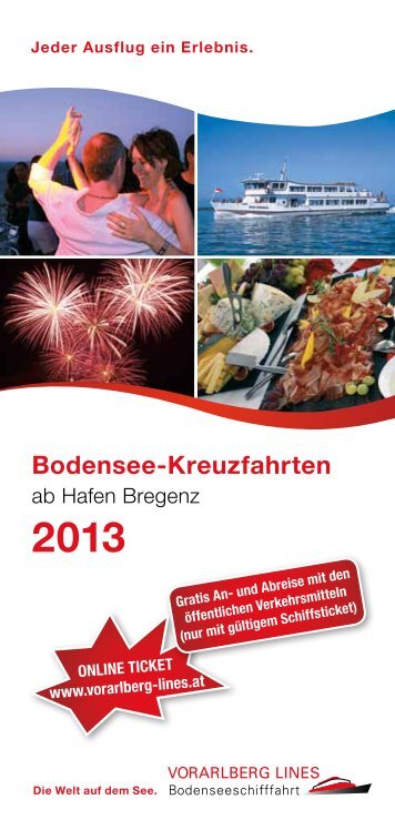 Bodensee-Kreuzfahrten - ÖBB Bodenseeschifffahrt Bregenz