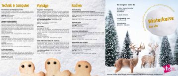 PDF "Highlights Dezember" - Volkshochschule Witten-Wetter ...