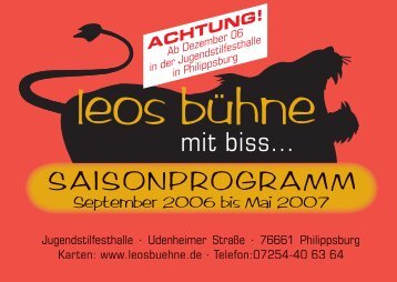 achtung! - Leos Bühne