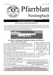 2,89 MB PDF in neuem Fenster öffnen - Pfarre Neulengbach