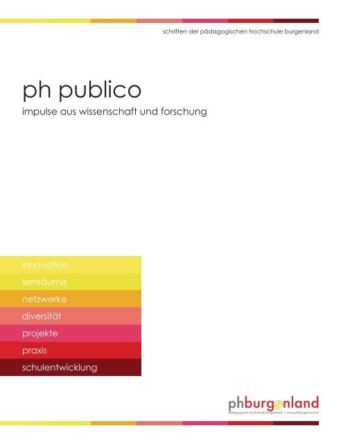 PH Publico 1 - Pädagogische Hochschule Burgenland