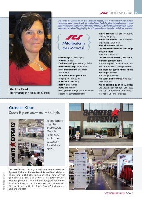 Ausgabe 7/2012 - Shopping-Intern