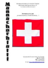 Mannachorblattl Sonderausgabe Schweiz_3_2010 - Männerchor ...