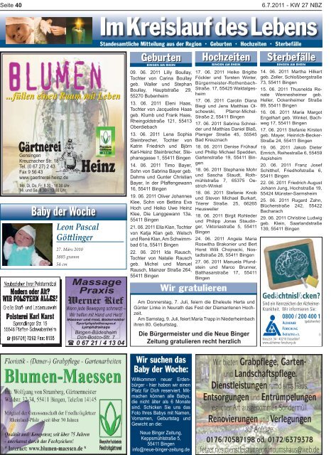 KW27 - Neue Binger Zeitung