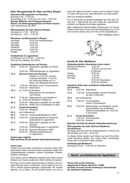 Vorschau - Markt Rimpar