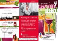 Den Flyer zum Weinfest als Download - Stadtmarketing Bad Hersfeld