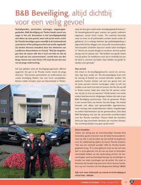 WONEN IN UW REGIO