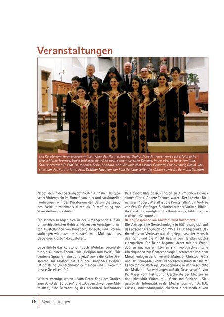 Klosterzeitung_per 30.10.07.indd - Kuratorium Weltkulturdenkmal ...