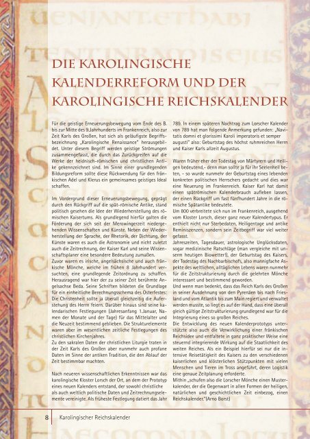 Klosterzeitung_per 30.10.07.indd - Kuratorium Weltkulturdenkmal ...