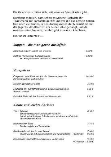 Download Speisekarte (PDF-Datei) - Landhotel Karrenberg