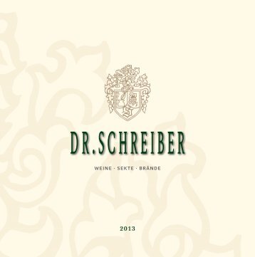PDF-Download Weinkarte - Weingut Dr. Schreiber