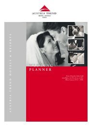 Wedding Planner.cdr - Austria Trend Hotels & Resorts