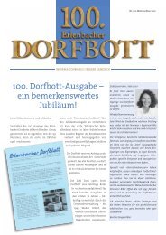 100. Dorfbott-Ausgabe – ein bemerkenswertes Jubiläum!