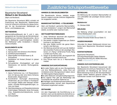 a-programm - Bayerische Landesstelle für den Schulsport