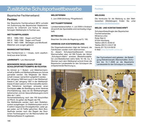 a-programm - Bayerische Landesstelle für den Schulsport