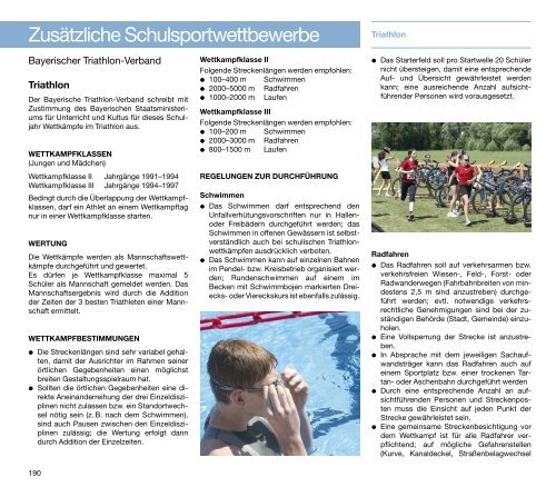 a-programm - Bayerische Landesstelle für den Schulsport