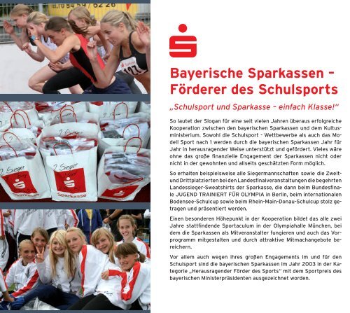 a-programm - Bayerische Landesstelle für den Schulsport