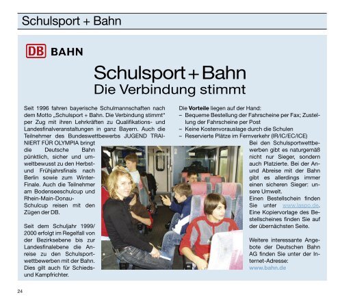 a-programm - Bayerische Landesstelle für den Schulsport