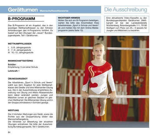 a-programm - Bayerische Landesstelle für den Schulsport