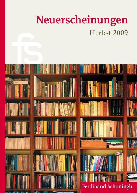 Neuerscheinungen - Verlag Ferdinand Schöningh
