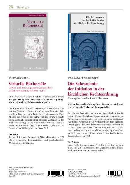 Neuerscheinungen - Verlag Ferdinand Schöningh