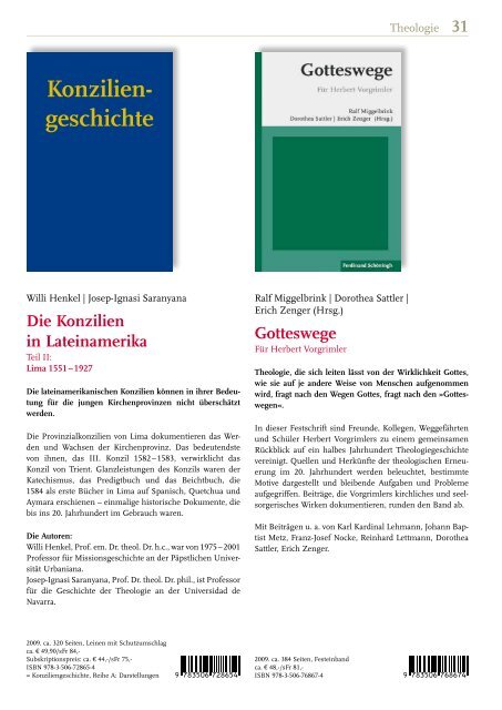 Neuerscheinungen - Verlag Ferdinand Schöningh
