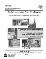 Illinois Groundwater Protection Program - Illinois Environmental ...