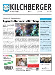 Kilchberger Gemeindeblatt Februar 2013 - Gemeinde Kilchberg