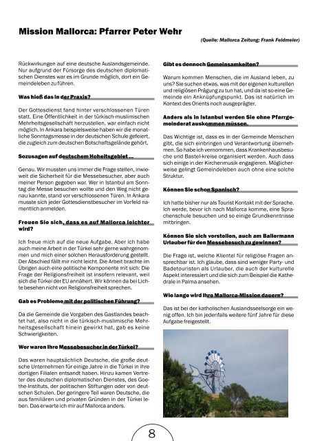 Ausgabe 1-2010 - Katholisches Auslandssekretariat