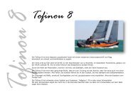Die Tofinou 8 ist eine klassisch aussehende Yacht ... - Graf Yachting