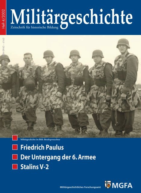 Zeitschrift Militärgeschichte [Heft 04/2002]