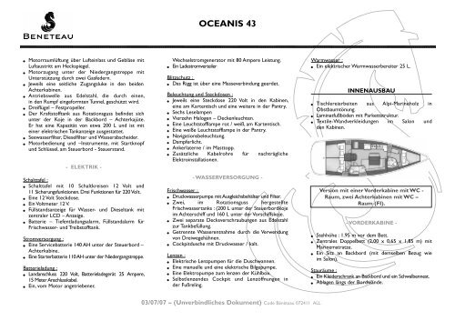 OCEANIS 43 - Graf Yachting