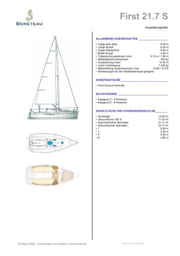 First 21.7 S - Graf Yachting