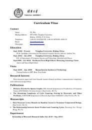 1 Curriculum Vitae Yu Shyr Ph D Present Position