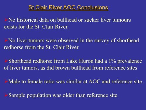 3-Fish Tumours and Deformities - Friends of the St. Clair River